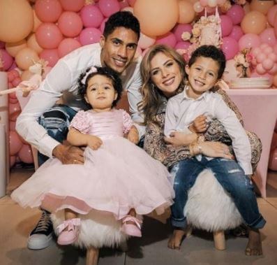 Annie Varane son Raphael Varane with his family.